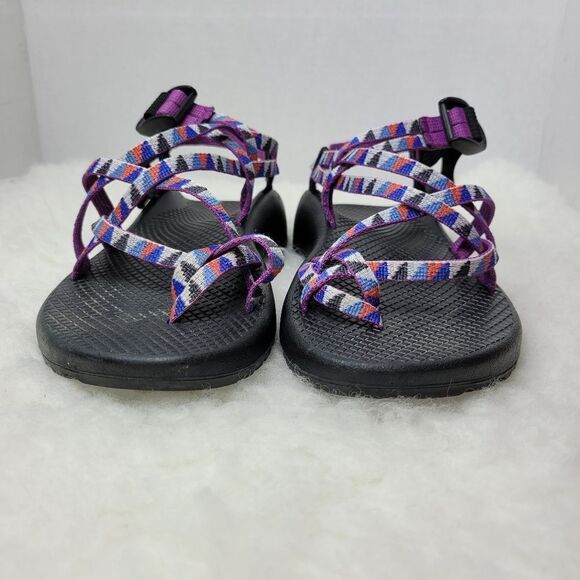 Chaco Z/Cloud X2 Women’s Remix Poplin Berry Sport Hiking Sandals Shoe Size 8 - Picture 2 of 9